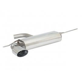 Silencioso trasero en acero inox 135x90 mm  Volkswagen Scirocco(1K8) 1.4TSI (90KW) 2008 - 2014