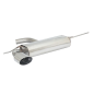 Silencioso trasero en acero inox 135x90 mm  Volkswagen Scirocco(1K8) 1.4TSI (90KW) 2008 - 2014