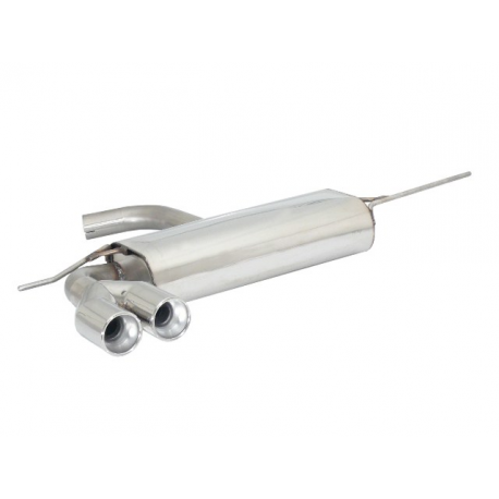 Escape trasero en acero inox Volkswagen Scirocco(1K8) 1.4TSI (90KW) 2008 - 2014