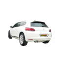 Escape trasero en acero inox Volkswagen Scirocco(1K8) 1.4TSI (90KW) 2008 - 2014