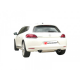 Silencioso trasero doble en acero inox Volkswagen Scirocco (1K8) 1.4TSI (118KW) 2008 - 2014