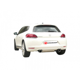 Silencioso trasero doble en acero inox Volkswagen Scirocco (1K8) 1.4TSI (118KW) 2008 - 2014