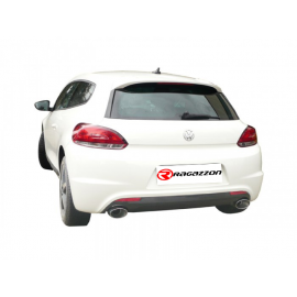 Silencioso trasero doble trasero modelo R Volkswagen Scirocco (1K8) 1.4TSI (118KW) 2008 - 2014