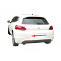 Silencioso trasero doble trasero modelo R Volkswagen Scirocco (1K8) 1.4TSI (118KW) 2008 - 2014