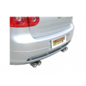 Silencioso trasero doble en acero inox Ragazzon VOLKSWAGEN GOLF V 2.0TDI DPF (103KW) 12/2004 - 10/2008