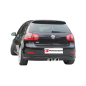 Silencioso trasero en acero inox salidas centrales VOLKSWAGEN GOLF 5 GTI 2.0 TURBO FSI (147/169KW) 11/2003 - 2008