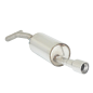 Silencioso trasero en acero inox Volkswagen Polo 6R 1.4 (63KW) 09/2009 - 2014