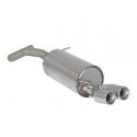 Silencioso trasero en acero inox Volkswagen Polo 6R 1.4TSI GTI (132KW) 09/2009 - 2014