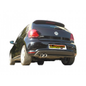Silencioso trasero en acero inox Volkswagen Polo 6R 1.4TSI GTI (132KW) 09/2009 - 2014