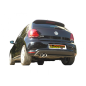 Silencioso trasero en acero inox Volkswagen Polo 6R 1.4TSI GTI (132KW) 09/2009 - 2014 Silencioso trasero en acero inox Volkswagen Polo 6R 1.4TSI GTI (132KW) 09/2009 - 2014