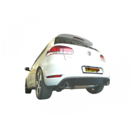 Silencioso trasero doble en acero inox VOLKSWAGEN GOLF 6 GTI 2.0 TSI (155KW) 2009 - 2012