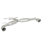Escape trasero doble en acero inox VOLKSWAGEN GOLF VI 2.0 GTI TSI (155KW) 2009 - 2012