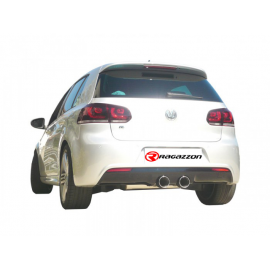 Silencioso trasero en acero inox VOLKSWAGEN GOLF VI R 2.0R TSI (199KW) 2010 - 2012