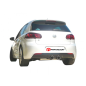 Silencioso trasero en acero inox VOLKSWAGEN GOLF VI R 2.0R TSI (199KW) 2010 - 2012