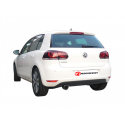 Tramo trasero Grupo N en acero inox VOLKSWAGEN GOLF VI 1.6TDI DPF (77KW) 2009 - 2013
