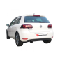 Tramo trasero Grupo N en acero inox VOLKSWAGEN GOLF VI 1.6TDI DPF (77KW) 2009 - 2013