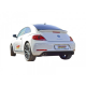 Escape trasero doble en acero inox Volkswagen Beetle - Coccinelle 1.4TSI (118KW) 2011 - Hoy