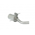 Tramo intermedio con silencioso en acero inox Volkswagen Beetle-Coccinelle 2.0TSI (147KW) 2011 - 2013
