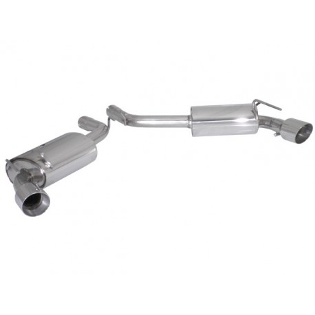 Silencioso trasero doble en acero inox Ragazzon Chevrolet Camaro RS 3.6 V6 (224KW)  de 2009 - 2015