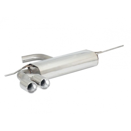 Escape trasero en acero inox Volkswagen GOLF VI 2.0GTD (125KW) 11/2008 - 2012