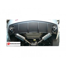Silencioso trasero doble en acero inox Ragazzon Chevrolet Camaro RS 3.6 V6 (224KW)  de 2009 - 2015