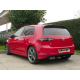 Escape trasero en acero inox Volkswagen Golf VII 1.6TDI (77KW) 2012 - 2014