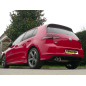 Escape trasero en acero inox Volkswagen Golf VII 1.6TDI (77KW) 2012 - 2014