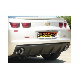 Silencioso trasero doble en acero inox Ragazzon Chevrolet Camaro RS 3.6 V6 (224KW)  de 2009 - 2015
