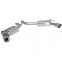 Escape trasero doble en acero inox Ragazzon Chevrolet Camaro SS 6.2 V8 (299KW) de 2009 - 2015