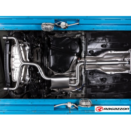 Línea de escape Acero Inox Con válvula eléctrica Volkswagen Golf 7 (VII) GTI 2.0TSI GTI (162/169KW) 2013 - 2017 Ø76MM