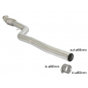 Tramo intermedio grupo N en acero inox  BMW Série 1 F20 M135I (235KW - N55) 2011 - 2015