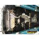 Tramo intermedio + Tramos traseros dobles en acero inox BMW Série 1 F20 118D - XD (105KW - N47) 2011 - 2015