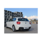 Silencioso trasero doble en acero inox BMW Série 1 F20 118I (125KW - N13) 2011 - 2015
