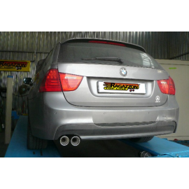 Silencioso trasero en acero inox BMW E91(TOURING) 320D - 320XD (130KW) 2007 - 2010