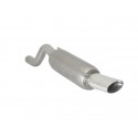 Silencioso trasero Ragazzon en acero inox Peugeot 206 1.6 16V (80 KW) 2001- 2009