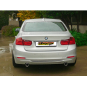 Silencioso trasero doble en acero inox BMW F30(SEDAN) 320D - 320D XDRIVE (135KW) 10/2011 - 2015