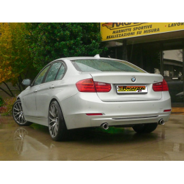 Silencioso trasero doble en acero inox BMW F30(SEDAN) 320D - 320D XDRIVE (135KW) 10/2011 - 2015