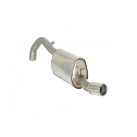 Tubo intermedio con silencioso en acero inox Alfa Romeo 75 KAT. 1.6IE - 1.8IE 1987 - 1993