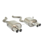 Silencioso trasero doble en acero inox BMW M3 E93(CABRIO) 4.0 V8 (309KW) 09/2007 - 2014