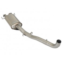 Silencioso trasero en acero inox con salida redonda Alfa Romeo 75 KAT. 1.6IE - 1.8IE 1987 - 1993