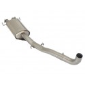 Silencioso trasero en acero inox con salida redonda Alfa Romeo 75 KAT. 1.6IE - 1.8IE 1987 - 1993