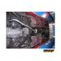 Silencioso trasero en acero inox con salida redonda Alfa Romeo 75 KAT. 1.6IE - 1.8IE 1987 - 1993