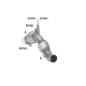 Catalyseur groupe n + tube remplacement filtre à particules BMW Série 5 F10(SEDAN) 530D - 530DX (190KW) 2011 - 2016