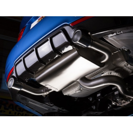 Silencioso trasero doble en acero inox BMW Série 4 F33(CABRIO) 428I (N20 180KW) 2014 - 2016