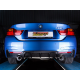 Silencioso trasero doble en acero inox BMW Série 4 F33(CABRIO) 428I (N20 180KW) 2014 - 2016