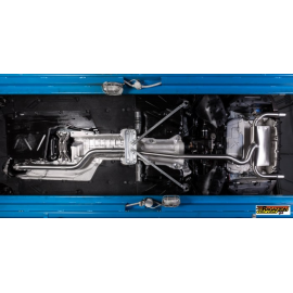 Silencioso trasero doble en acero inox BMW Série 4 F33(CABRIO) 428IX (N20 180KW) 2014 - 2016