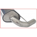 Silencioso trasero en acero inox Série 4 F33(CABRIO) 428I / IX (N26 180KW) 2014 - 2016
