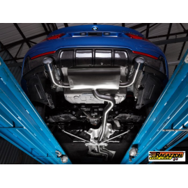 Echappement arrière duplex en inox BMW Série 4 F32(COUPÉ) 428I (N20 180KW) 2013 - 2016