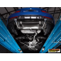 Silencioso trasero doble en acero inox BMW Série 4 F33(CABRIO) 428I / IX (N26 180KW) 2014 - 2016
