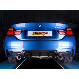 Echappement arrière duplex en inox BMW Série 4 F32(COUPÉ) 428I (N20 180KW) 2013 - 2016